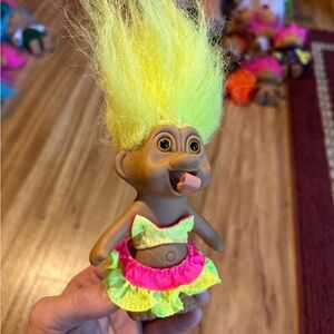 Vintage 90s Troll Doll - Roll Out Tongue